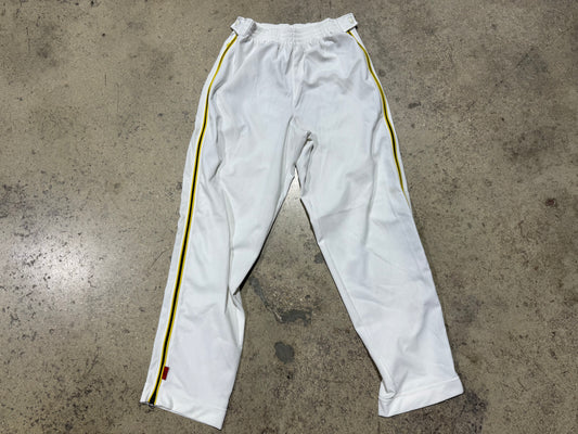 Jordan Lightning 17 Zip Up Pants - White Size Medium