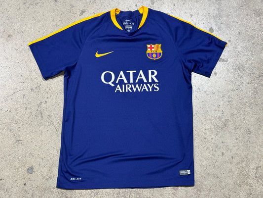 2015 Nike Barcelona Jersey - Blue Size Large