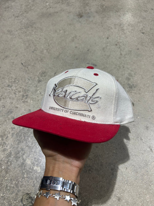 University Of Cincinnati Bearcats Hat - Cream/Red