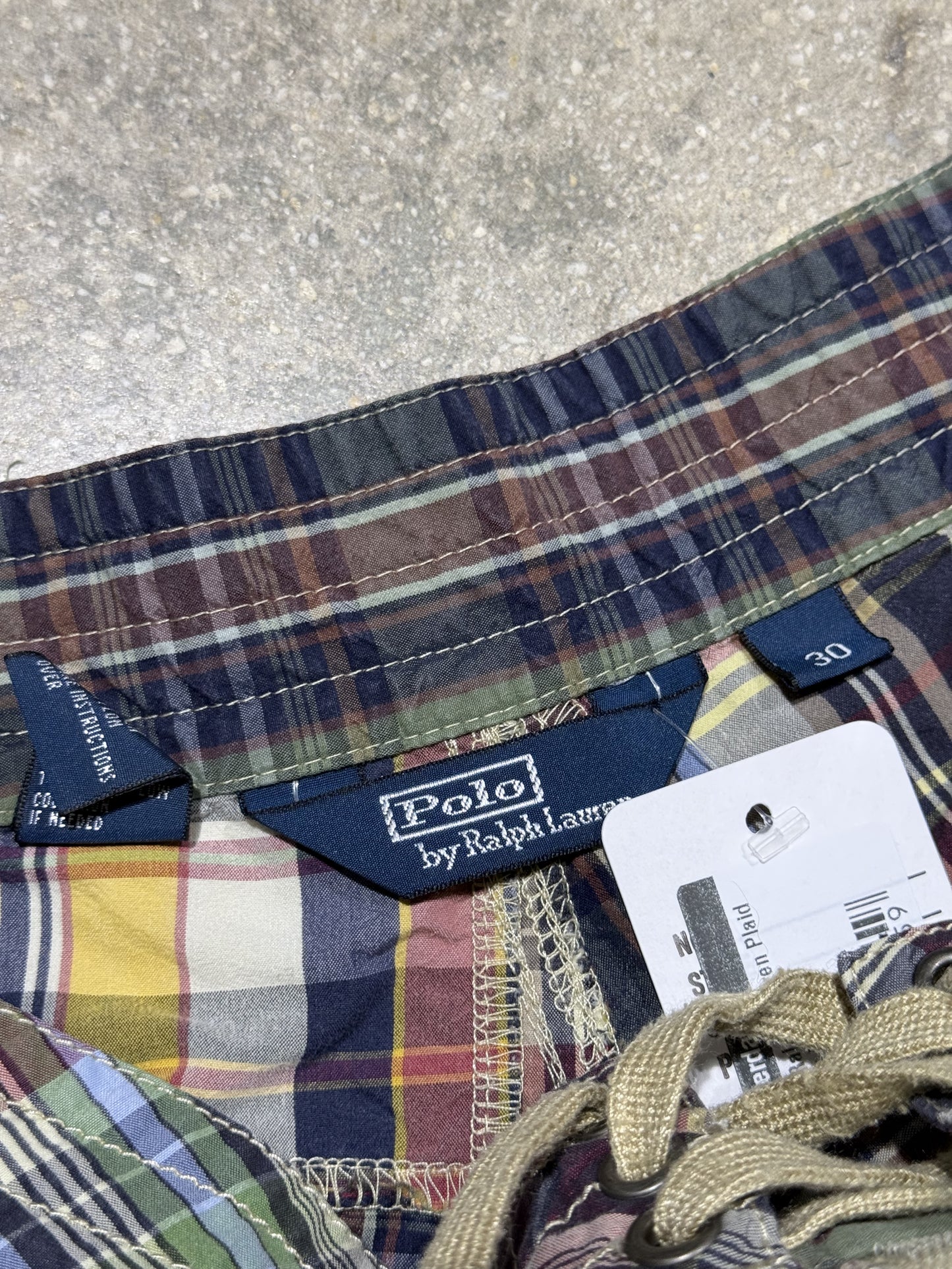 Polo Ralph Lauren Plaid Shorts Size 30