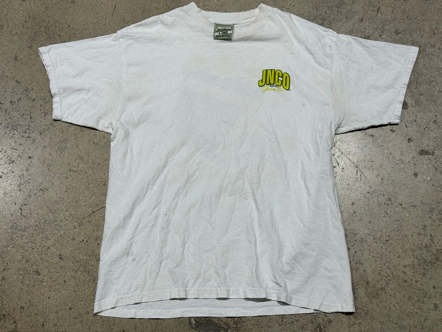 Easy Wide JNCO Tee - White Size XL