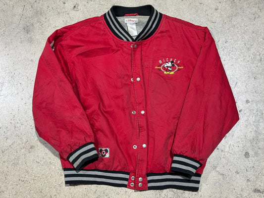 Classic Mickey Since 1928 Varsity Jacket - Red Size Large