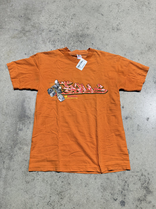 Mad Skills 4 Elements Tee - Orange Size Large