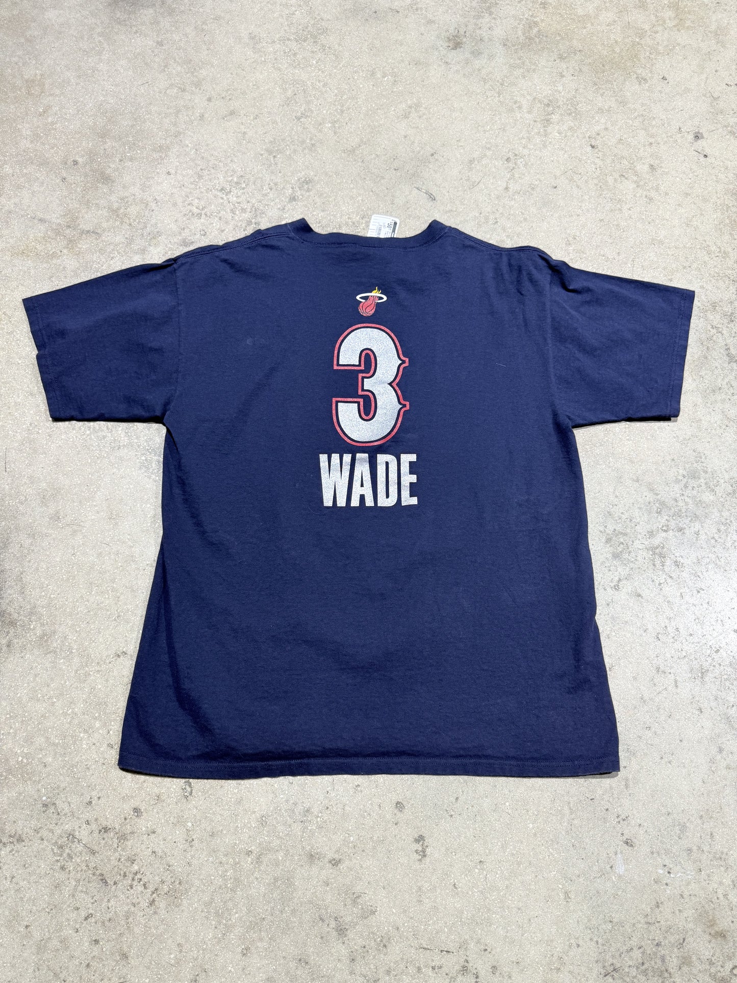 2007 Las Veags All Star Game Dwyane Wade Tee - Navy Size XL