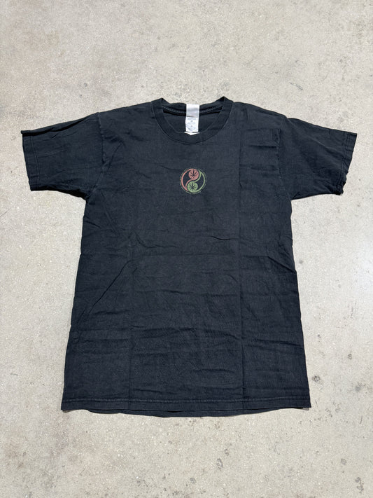 Weed Yin And Yang Tee - Black Size Large