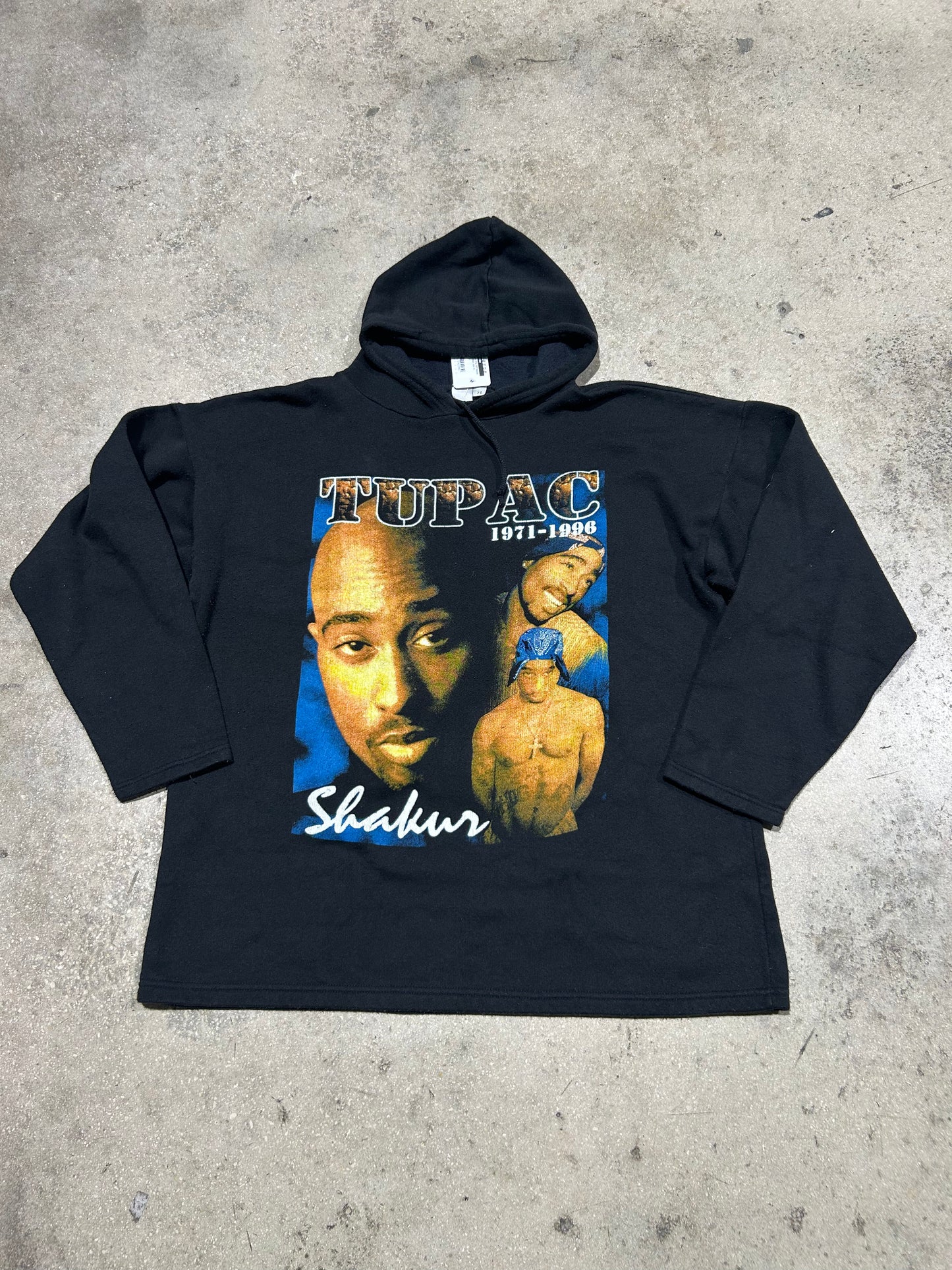 Euro 2Pac RIP Hoodie - Black Size XL