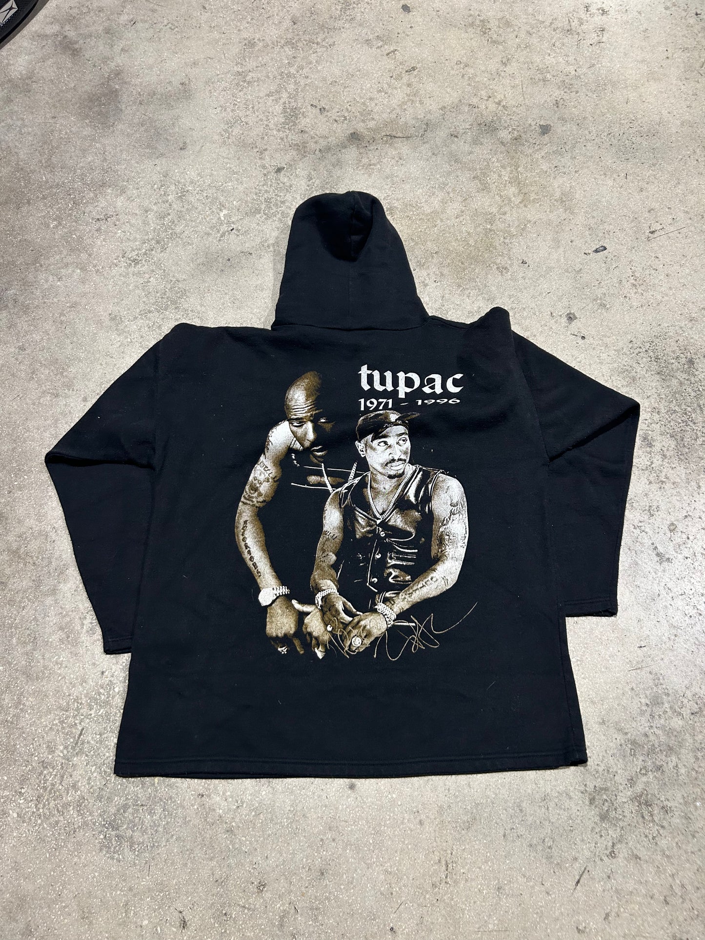 Euro 2Pac RIP Hoodie - Black Size XL