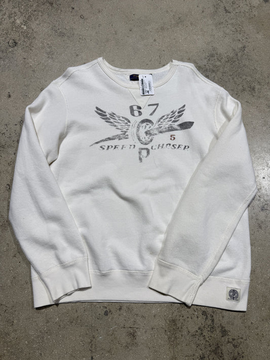 Polo Ralph Lauren Speed Chaser P Crewneck - White Size XXL