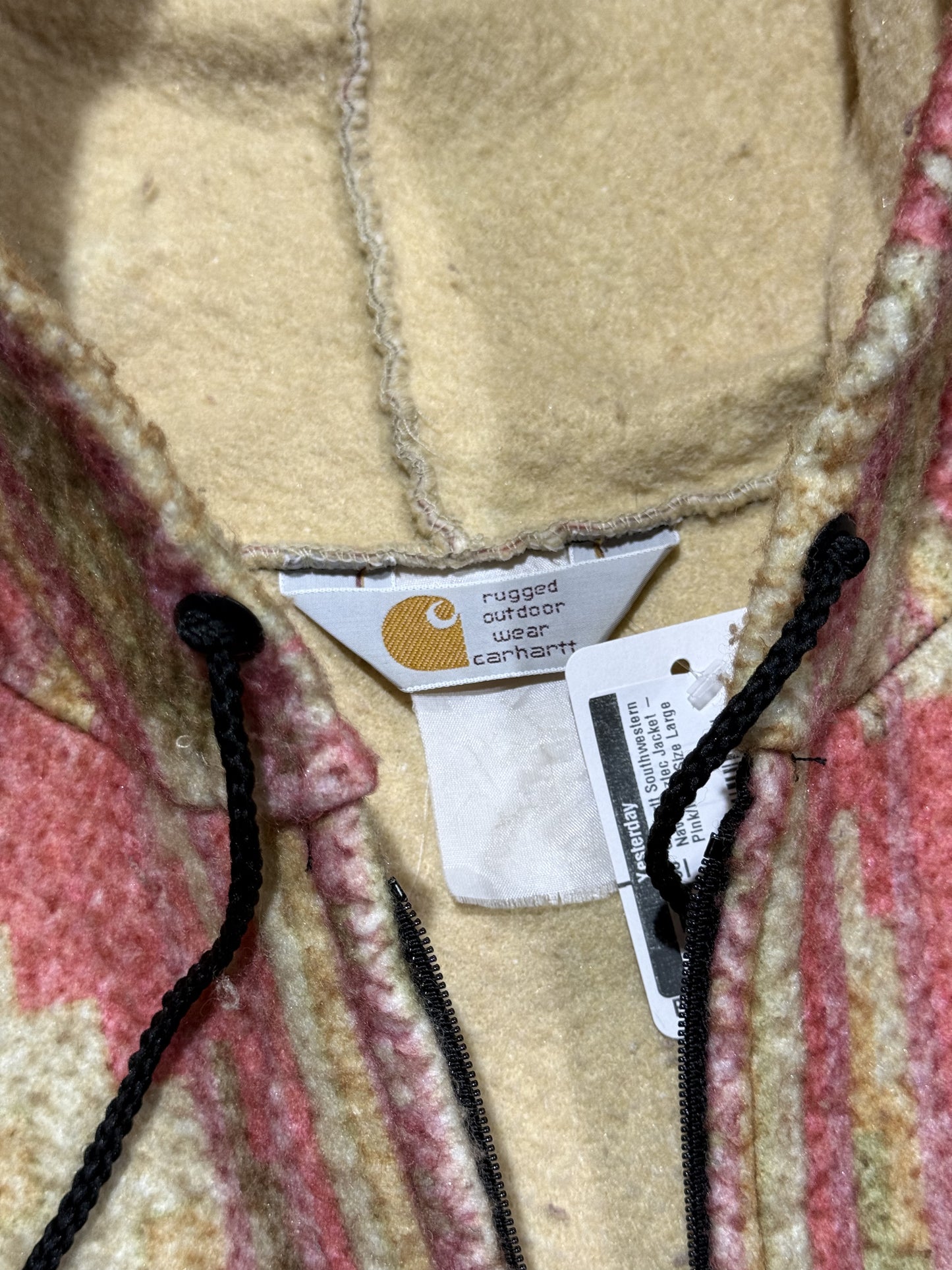 Carhartt Southwestern Navajo Aztec Jacket - Pink/Multi Size Large