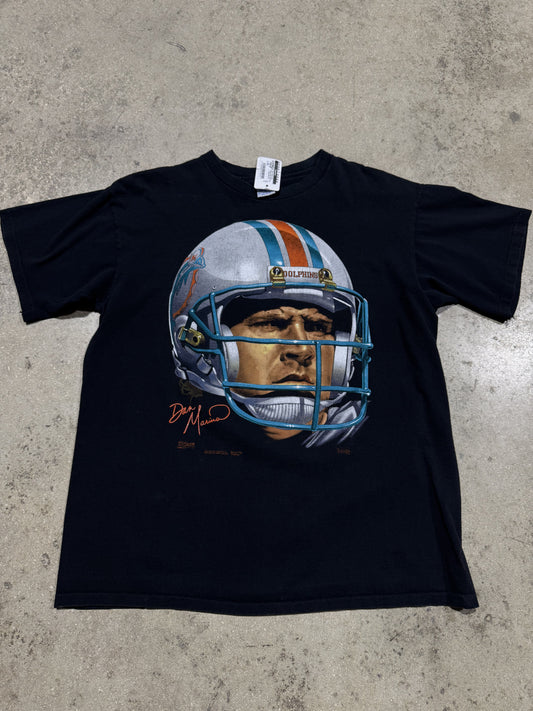 1991 Salem Dan Marino Big Head Tee - Black Size XL