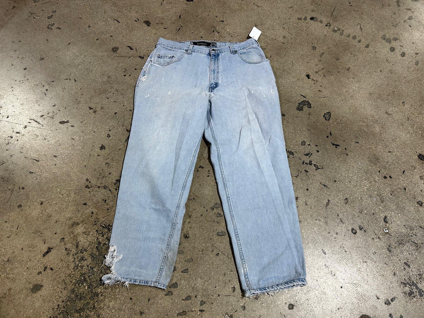 Baggy Silvertab Levis Jeans - Blue Size 38x34