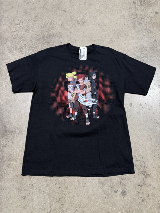 Naruto Gara Tee - Black Size Large
