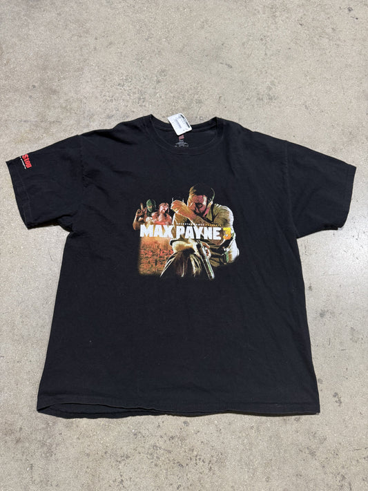 2012 Max Payne 3 Tee - Black Size XL