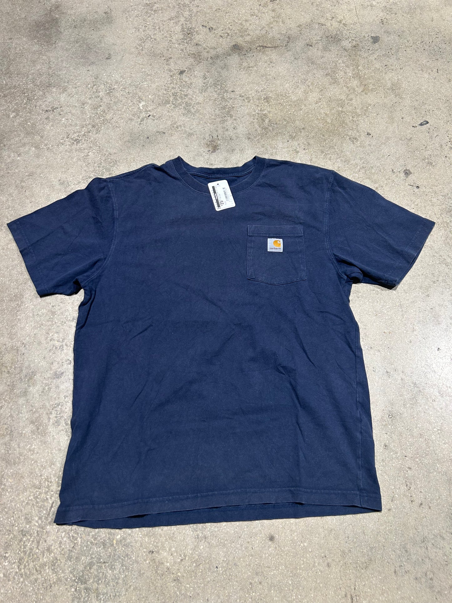 Carhartt Pocket Tee -Navy Size large