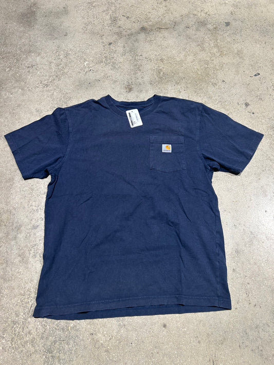 Carhartt Pocket Tee -Navy Size large