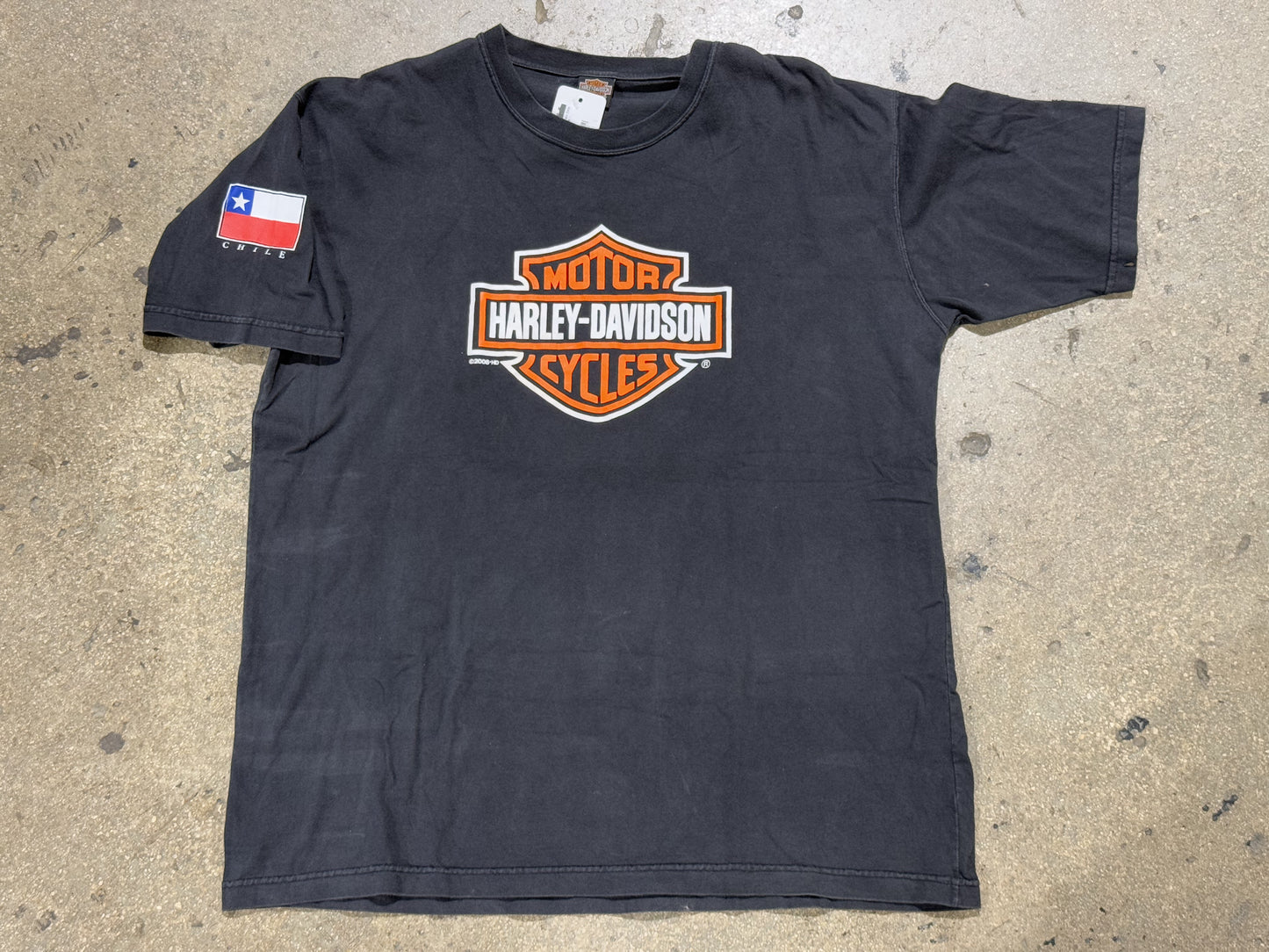 2006 Harley Davidson Chile South America Tee - Black Size XXL