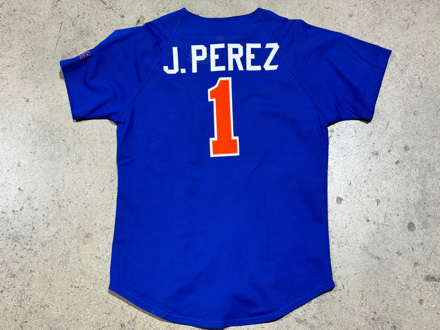 HML Baseball #1 Perez Mesh Jersey - Size Large