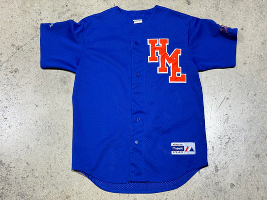 HML Baseball Mesh #1 Perez Jersey - Navy Size Medium