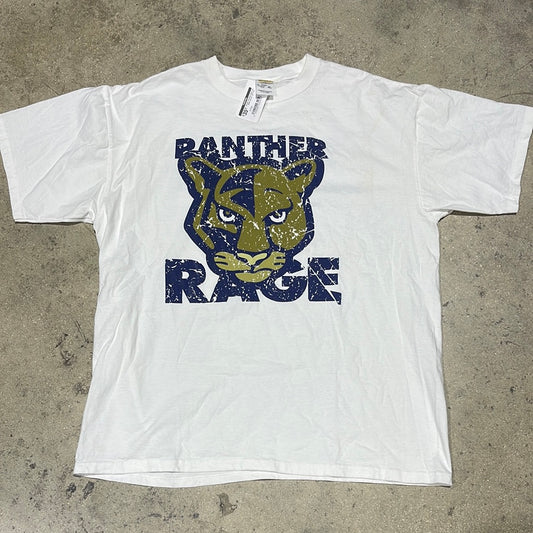 FIU Cracked Panthers Rage Tee - White Size XL (24 x 29)