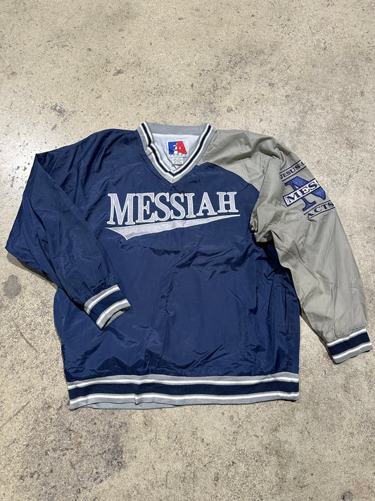 Jesus Christ Messiah Jacket - Navy/Grey Size XXL