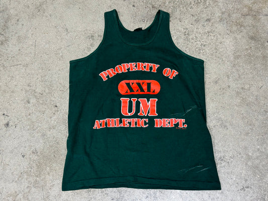 1992 UM Hurricanes Property Of Tank Size Large