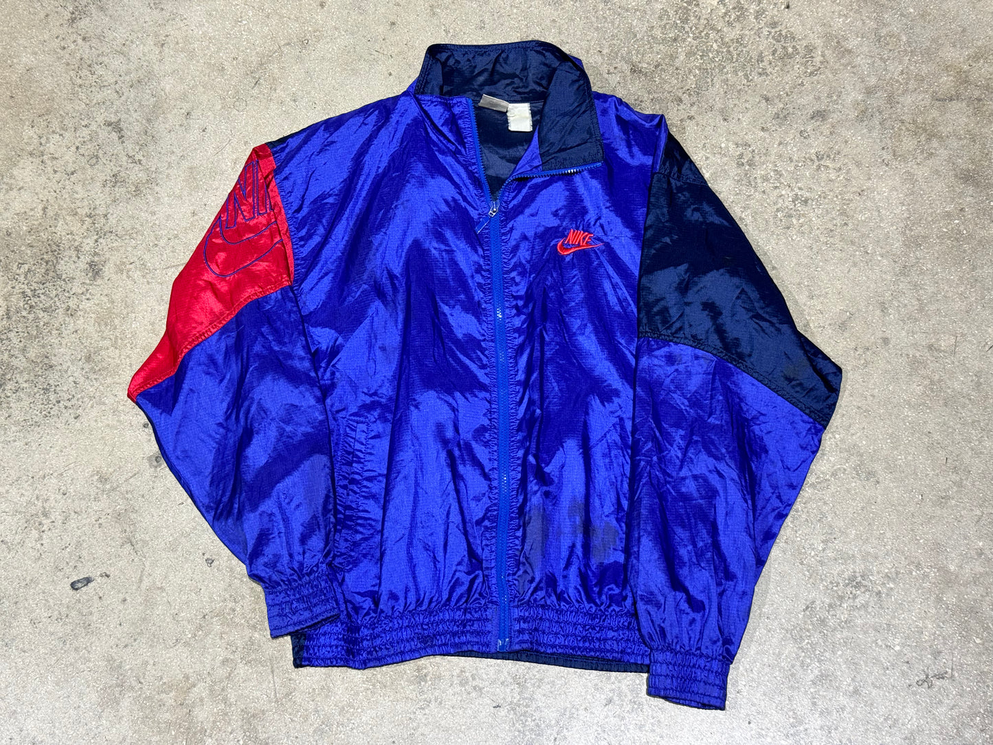 Nike Jacket - Purple/Navy/Red Size Medium