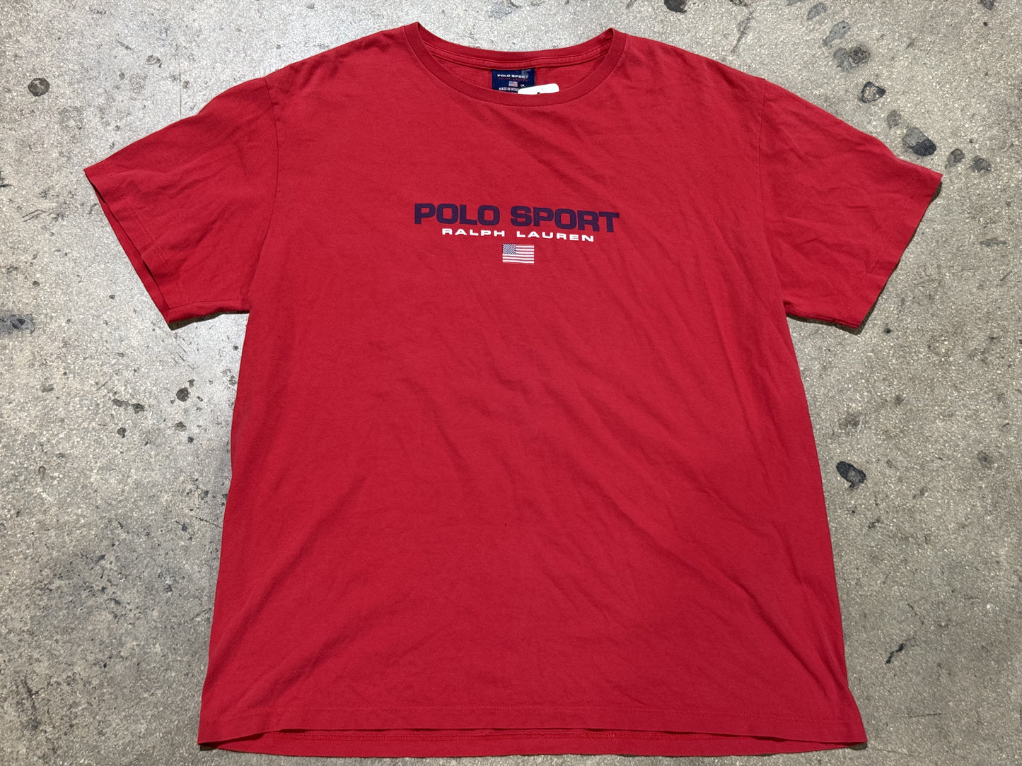 Polo Sport Ralph Lauren Tee - Red Size Large