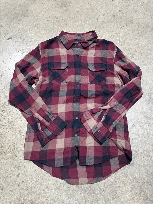 Tony Hawk Flannel - Burgundy Multi Size Large