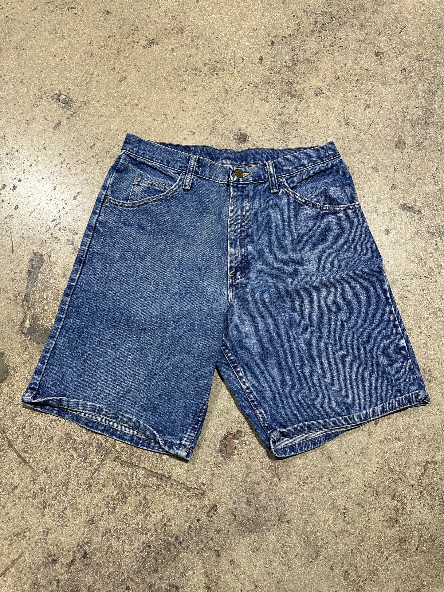 Wrangler Denim Shorts - Blue Size 32