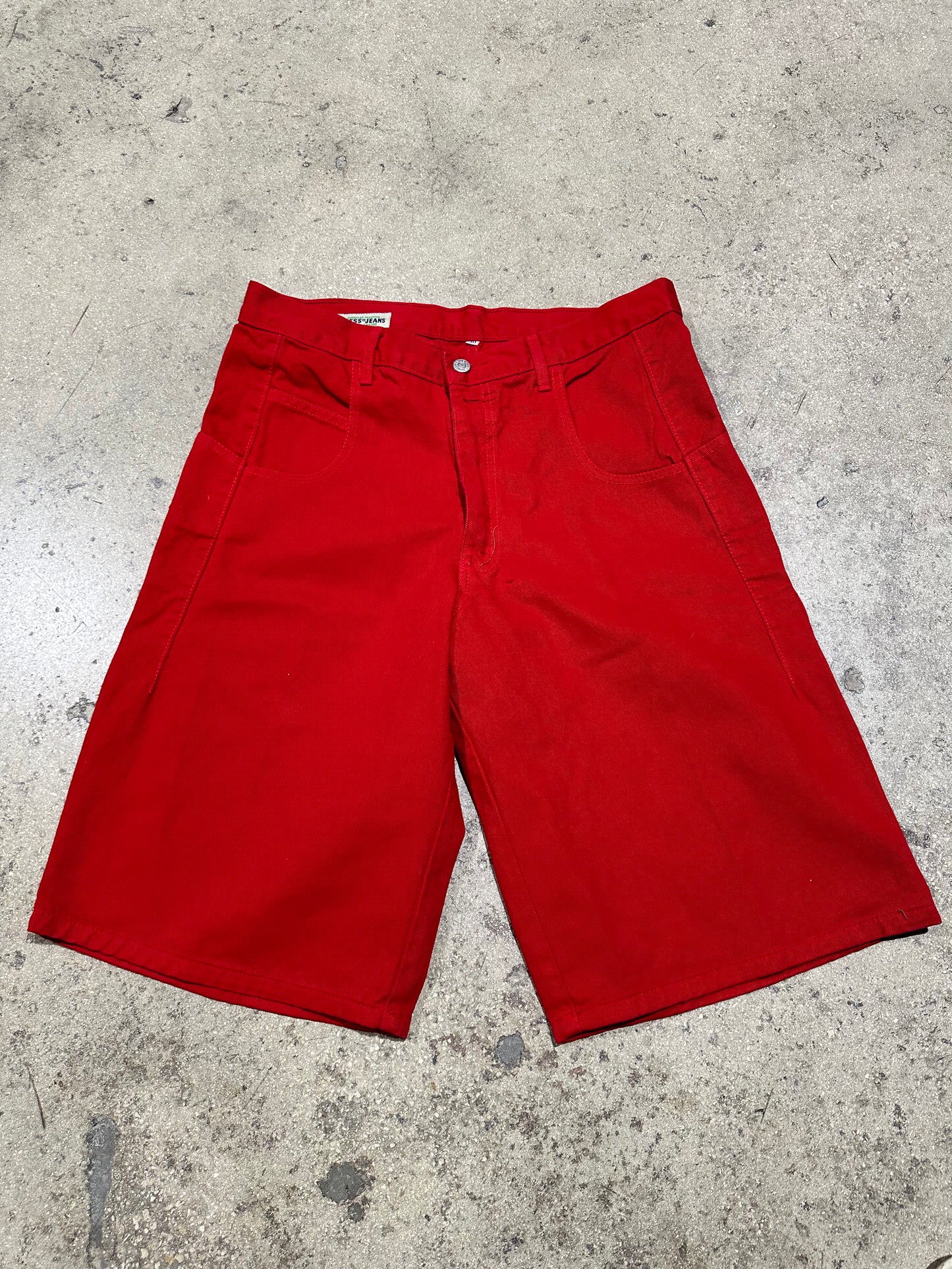 Guess Denim Shorts - Red Size 30