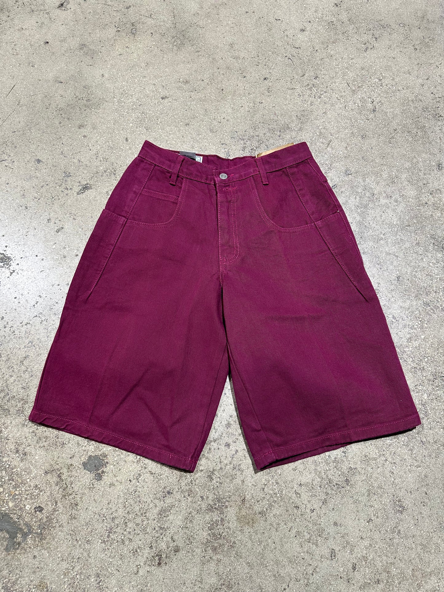 Guess Denim Shorts - Wine Size 28