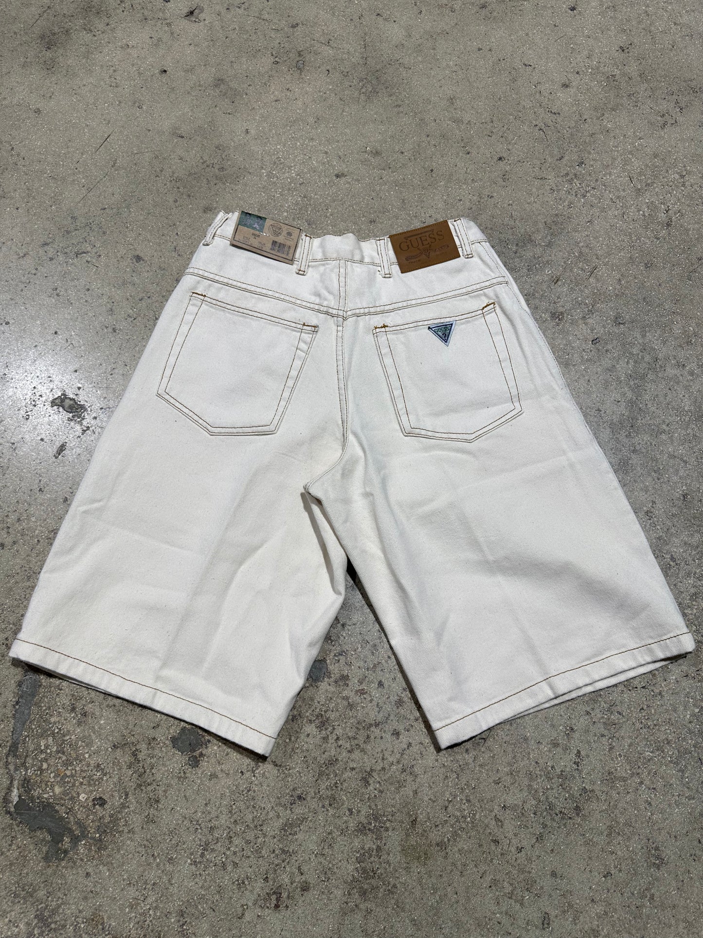 Guess Denim Shorts - Cream