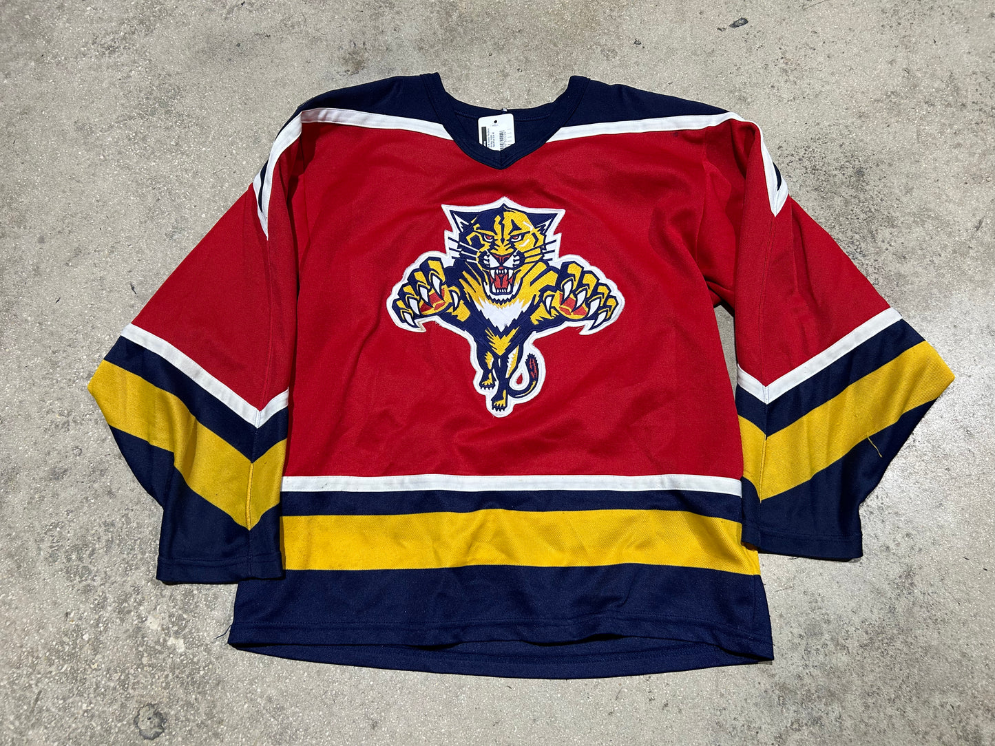 CCM Florida Panthers Hockey Jersey - Red/Blue Size M