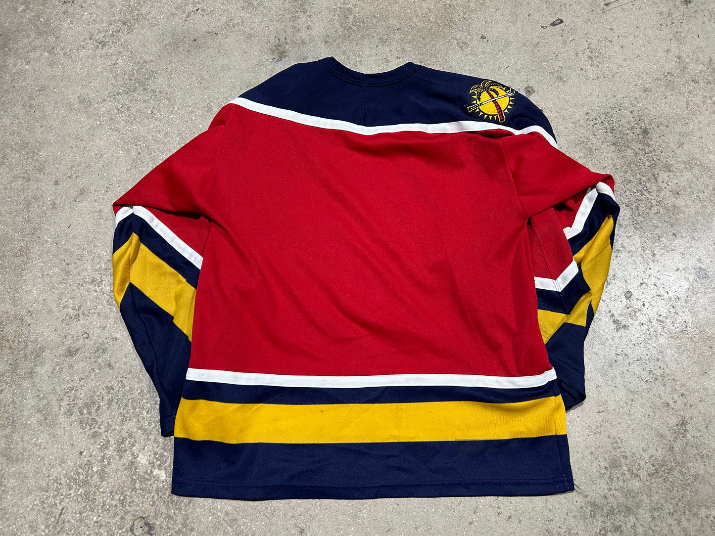 CCM Florida Panthers Hockey Jersey - Red/Blue Size M
