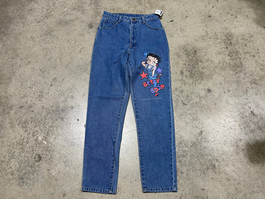 Betty Boo Jeans - Blue Size XXS
