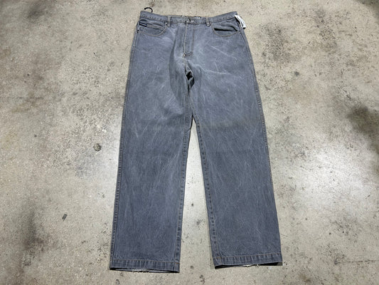 Phat Farm Baggy Denim - Grey Size 36x34