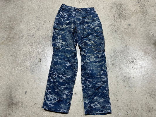 Digi Camo Cargo Pants - Blue Size 32x30