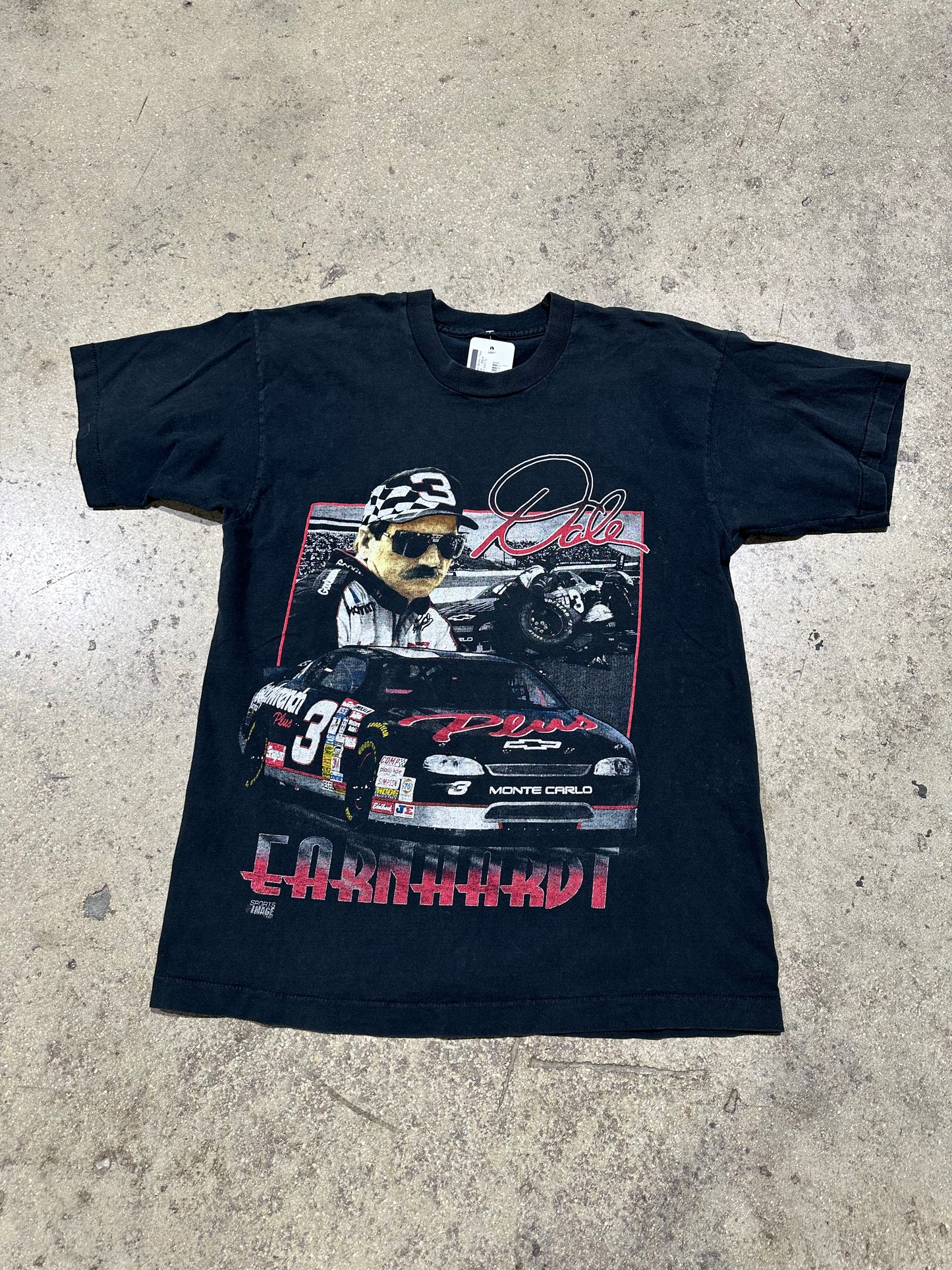 Dale Earnhardt Seven Time Champion Tee - Black Size Large