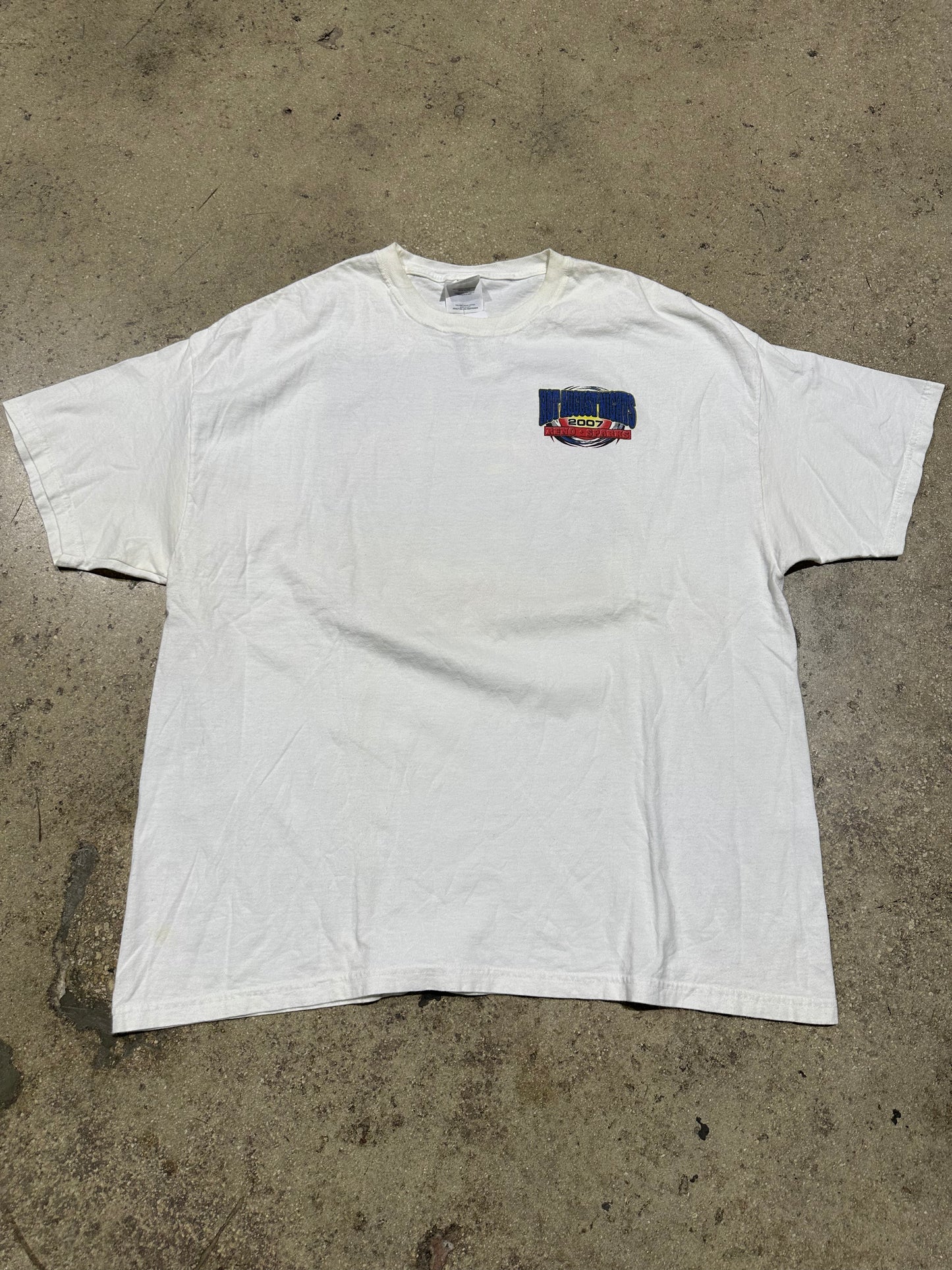 2007 Hot August Nights Tee - White Size XXL