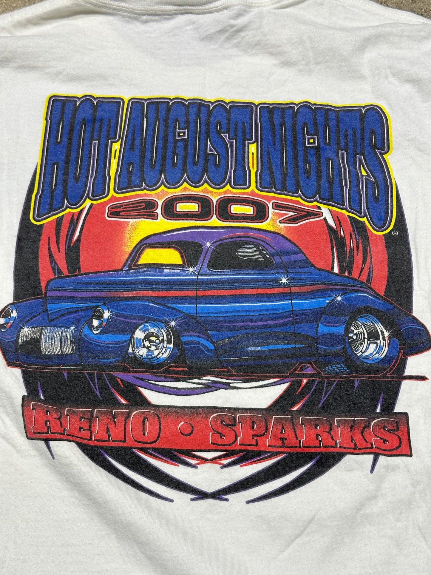 2007 Hot August Nights Tee - White Size XXL