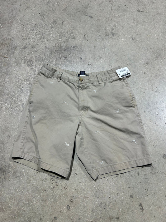 Chaps Bird Board Shorts - Beige Size 32