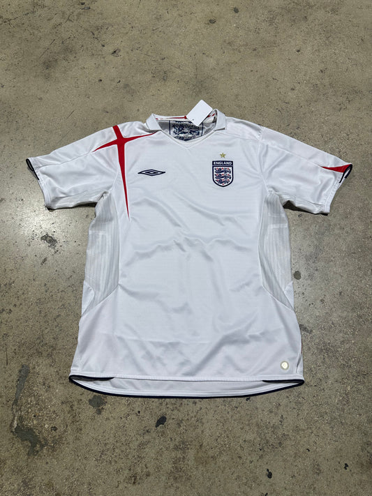 Umbro England Soccer Jersey - White Size Large