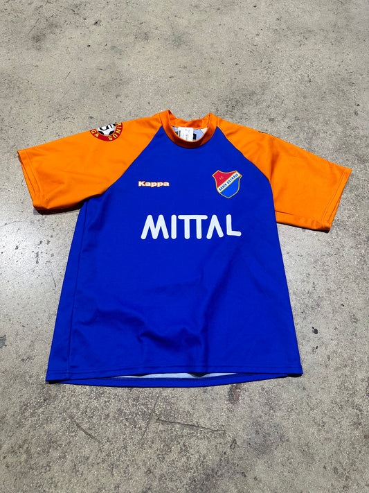 Kappa Banik Ostrava Soccer Jersey - Royal/Orange Size XL