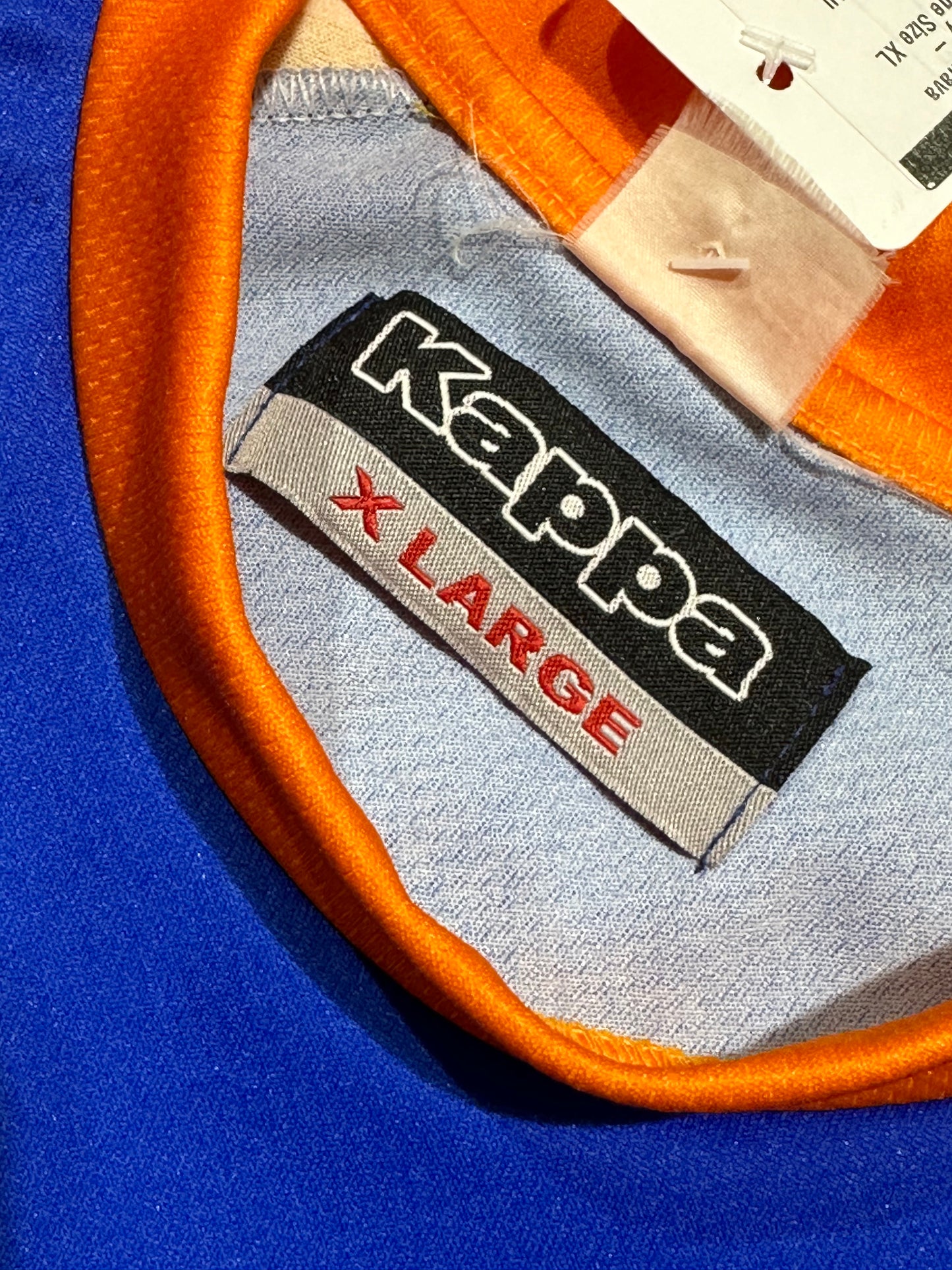 Kappa Banik Ostrava Soccer Jersey - Royal/Orange Size XL