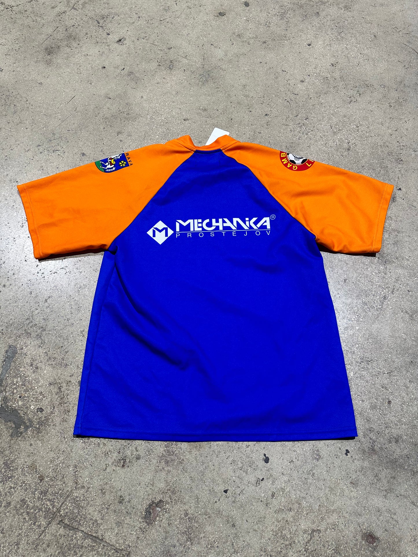 Kappa Banik Ostrava Soccer Jersey - Royal/Orange Size XL