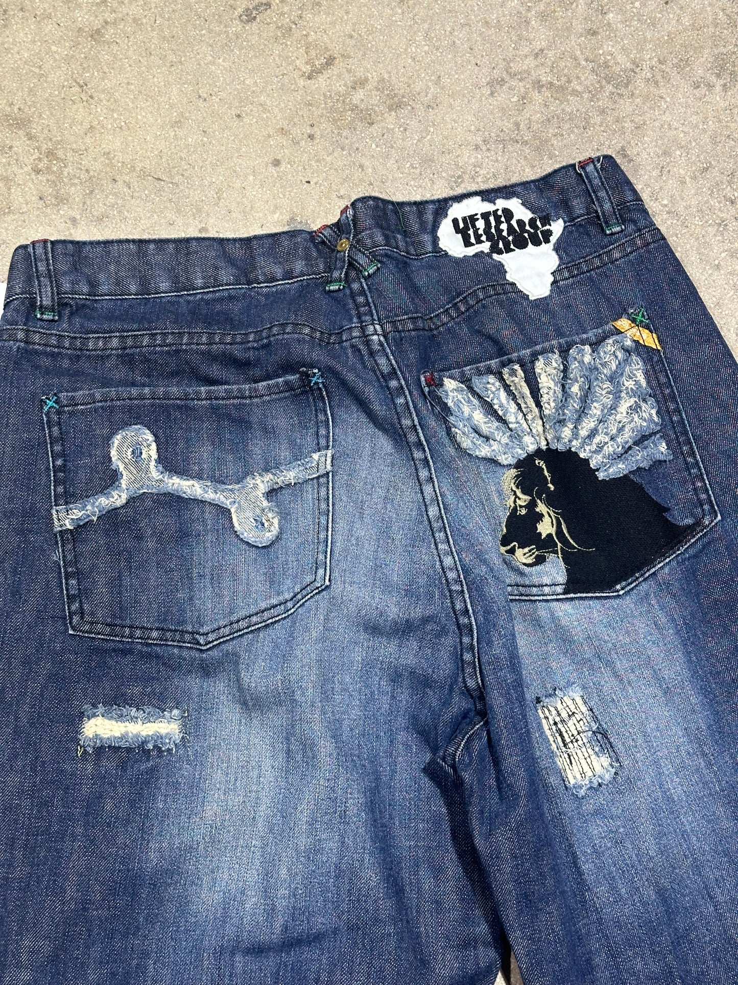 LRG Lion King Denim Jeans - Dark Wash Size 34x33