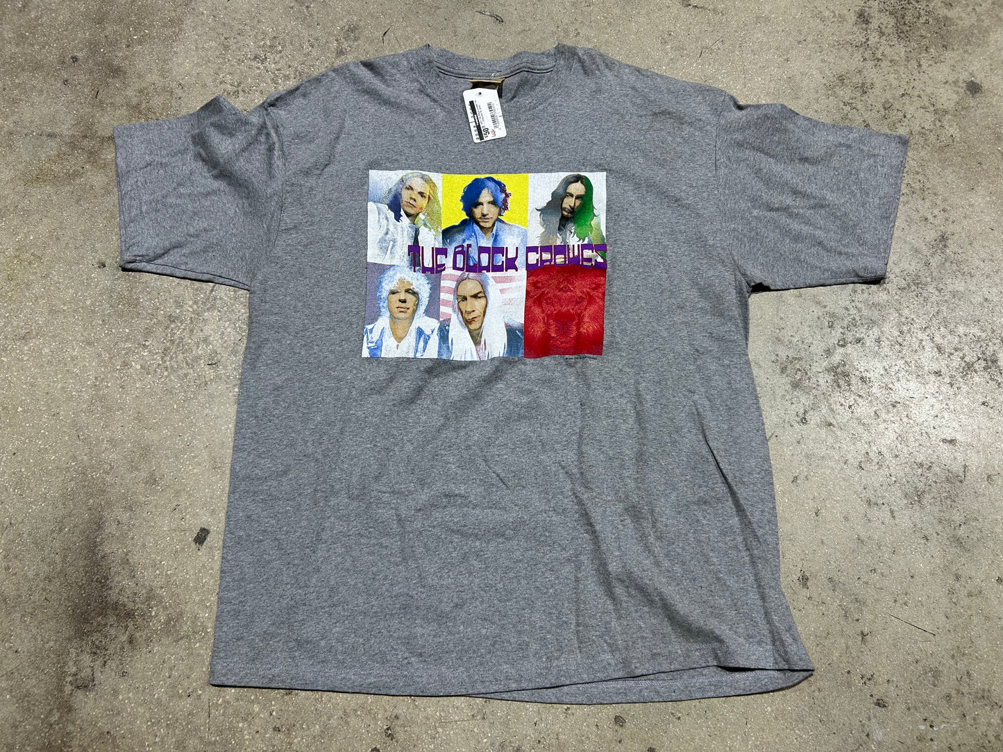 2001 The Black Crowes Tee - Gray size XL (con)