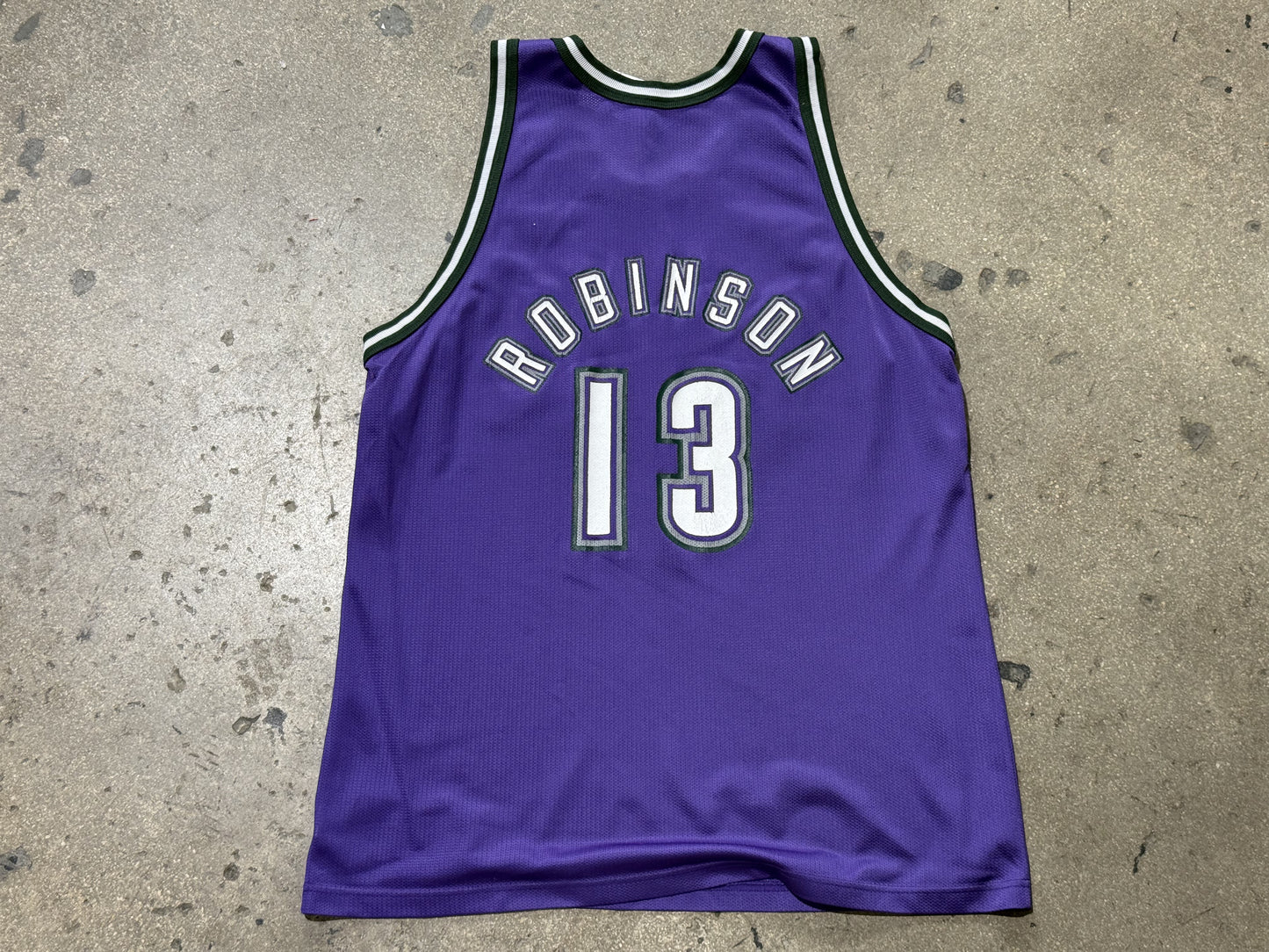 Champion Milwaukee Bucks Robinson #13 Jersey - Purple Size 48/XL