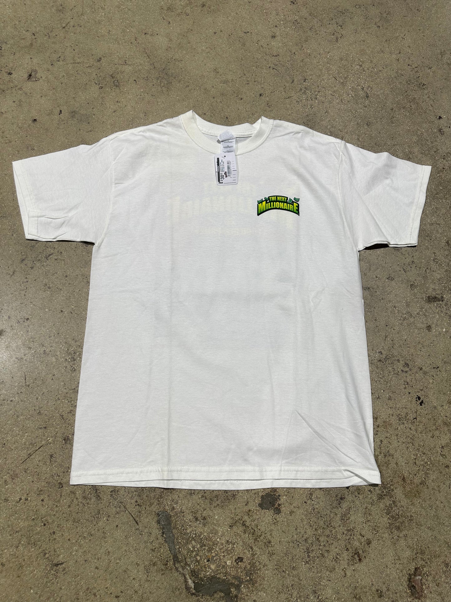 California The Next Millionaire Tee - White Size Large