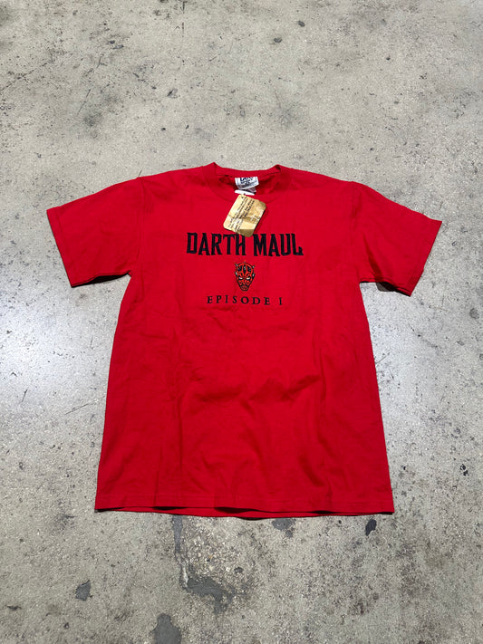 Darth Maul Episode 1 Embroidery Tee - Red Size Medium